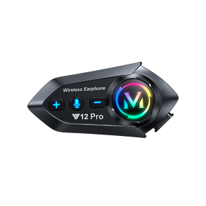 Мотоциклетная интерком-система Y12PRO для 2 райдеров, коммуникатор для шлемов, радиус действия 500 м, поддержка подключения к другим брендам, материал ABS, длительное время работы, музыка - Product Image 1