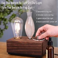 Nébuliseur d'huile essentielle de verre de bois sans fil de qualité supérieure Rechargeable Portable parfum Air Machine diffuseur d'arôme sans eau avec ampoule