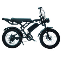 Vélo électrique tout-terrain à suspension intégrale, moteur arrière 750 W, batterie au lithium, 20 pouces, pour adultes