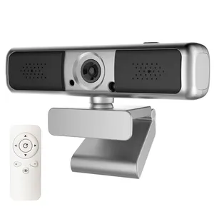TT INT'L HTW TECH Chất Lượng Hàng Đầu Trình Điều Khiển Phần Mềm Miễn Phí Cài Đặt Ống Kính Vỏ Điều Khiển Từ Xa 5X 4K 8MP USB PC Webcam Camera