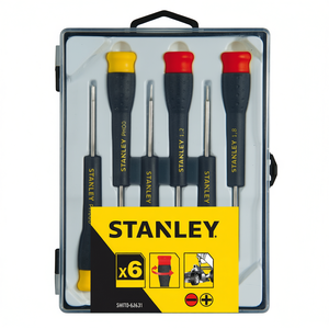 Jeu de 6 tournevis de précision Stanley Ph00 1.2 1.8 pour l'électronique et les réparations - Product Image 2