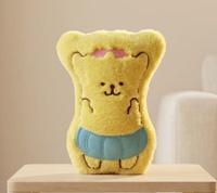 Boneka Plush Kartun Kawaii Grosir Campuran, Mainan Hewan Lucu Isi Dakron, Hadiah Mesin Cakar, OEM ODM Custom, Super Lembut PP