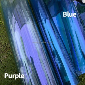 152/100cm * 30m <span class=keywords><strong>caméléon</strong></span> fenêtre teinte violet/bleu/Rose/vert changement de couleur Film solaire pour pare-brise avant de voiture - Product Image 4