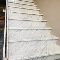 Marbre Blanc de carrare Vente Sprial Escalier, Escalier circulaire En Marbre Pierre spirale Escalier Support De Plante De Jardin Escaliers D'intérieur