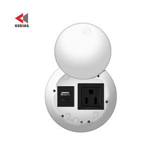 Nhúng Tabletop Vòng ổ cắm điện <span class=keywords><strong>USB</strong></span> sạc điện thoại máy tính để bàn powerdot Điện mở rộng chúng tôi ổ cắm cắm văn phòng nhà hộp cáp - Product Image 3