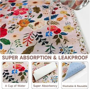 Tampons lavables absorbants lourds pour chiots en gros d'usine 4 couches <span class=keywords><strong>300</strong></span> lavages tampons de dressage de chien réutilisables imperméables respectueux de l'environnement - Product Image 4