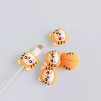 Venta caliente Animal diferentes tipos de carga USB Cable DE DATOS Protector Teléfono Cargador Cable Protector