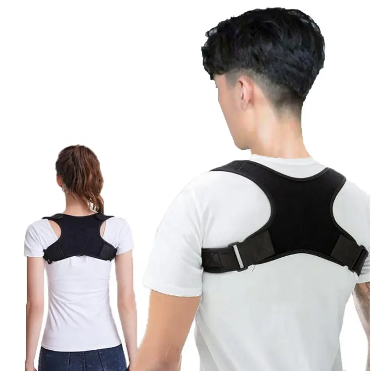 Back posture corrector neoprene back support brace shoulder and back support