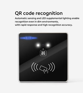 Lecteur de contrôle d'accès par code QR avec buzzer LED, Wiegand 26/34, lecteur de carte sans contact, résistant à la poussière et à l'humidité - Product Image 4