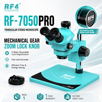 Système de microscope RF4 Smart Live Repair Streaming 7050PRO avec caméra 4K, alimentation à suivi de courant et inspection de PCB pour téléphones mobiles