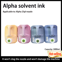 RUN CAI TU Alpha 508GS 10PL Encre numérique à solvant grand format, faible odeur, écologique, pour impression extérieure sur bouteilles de 5000 ml