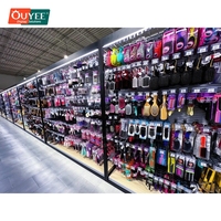 Solution clé en main : Vitrine en verre pour salon de coiffure, grande capacité, en plexiglas, pour magasin de perruques de marque