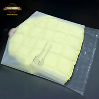 Rouleau de sacs en plastique PE transparents réutilisables GRS, housse de protection anti-poussière pour vêtements, impression offset, sacs refermables anti-poussière en polyéthylène