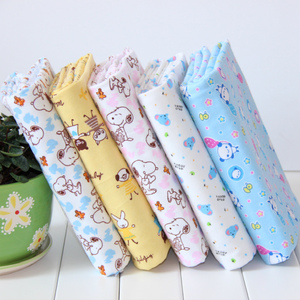 Tela de franela de algodón 100% para decoración de ropa de bebé, tejido orgánico con estampado de flores para manualidades y fiestas - Product Image 1