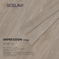 Carreau de sol en PVC de luxe du fabricant chinois 0.55mm couche d'usure Solution de conception graphique de sol en vinyle imperméable à l'eau