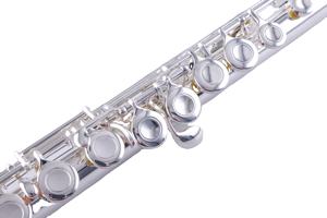 16キーのベンドクローズキー、キュプロニッケル製、銀メッキ、C調フルート - Product Image 2