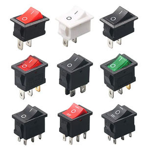 One-stop רכישה התאמה אישית <span class=keywords><strong>2</strong></span>/3 סיכה <span class=keywords><strong>2</strong></span>/3 מיקום ac 250v/16a מתג סירה מרובעת סיבוב עם אורות הוביל - Product Image 2