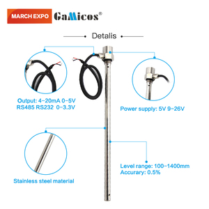 เซ็นเซอร์วัดระดับน้ำมันเชื้อเพลิงแบบคาปาซิทีฟน้ำหนักเบาสำหรับการใช้งาน UAV ทำจากสแตนเลส 316 รุ่น GLTV7S - Product Image 4