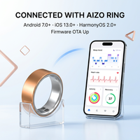 Anillo Inteligente TM22 2026 para Mujer, Control Táctil, Monitor de Frecuencia Cardíaca, Oxígeno en Sangre, Monitor de Actividad Física, Monitor de Sueño, Resistente al Agua IP68, Compatible con IPHONE y Galaxy S26