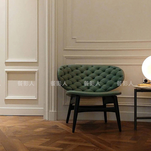 Sillón Moderno de Descanso con Patas de Madera y Tapicería de Cuero PU, Cómodo Sillón Relax <span class=keywords><strong>Dalma</strong></span> para Hotel - Product Image 2