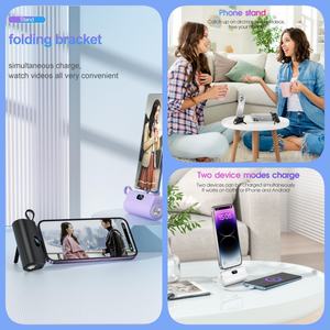 Chargeur Portable OTHC <span class=keywords><strong>M2L</strong></span> Batterie Externe Lithium-Ion 5000mAh 10W PD USB Écran LCD Lampe de Poche Compatible iPhone Android - Product Image 3