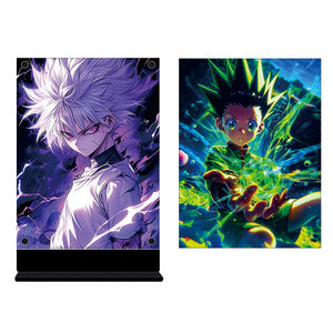 Poster Retroilluminato a LED <span class=keywords><strong>Hunter</strong></span> X <span class=keywords><strong>Hunter</strong></span>, Luce Notturna Anime Gon per Camera da Letto, Lampada da Tavolo Decorativa per Sala Giochi, Insegna LED <span class=keywords><strong>Killua</strong></span> - Product Image 5