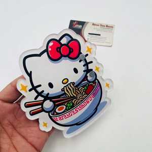 Imán de Acrílico con Diseño de Mariposa de Dibujos Animados, Ecológico, Sostenible, con Diseño de Hello Kitty y Ramen, Servicio OEM - Product Image 3