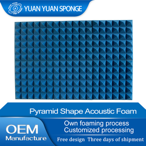 Nhà Máy Bán Hàng Trực Tiếp Mật Độ Cao Băng Dính Mạnh Studio Âm Thanh Bọt Acoustic Kim Tự Tháp Cách Âm Bọt Acoustic Panel - Product Image 2