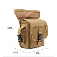 2024 Sports de plein air étanche tactique goutte jambe Fanny Pack pochette sac pour hommes randonnée Camping voyage avec la meilleure qualité