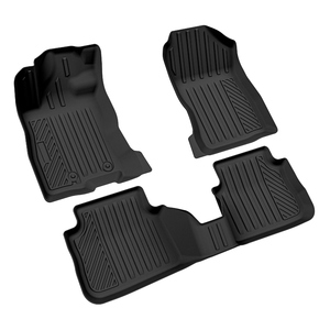 ANGJU Alfombrillas de Coche 3D TPE de 3.3mm de Grosor, Juego de 3 Piezas para Crosstrek <span class=keywords><strong>Hybrid</strong></span> 2024-2026, Impermeables, Inodoras, para <span class=keywords><strong>Interior</strong></span> - Product Image 2