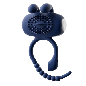 ألعاب استمناء للرجال، منتجات تحفيز للارتداء الذكوري، حلقة تأخير القذف من السيليكون مع خاصية الاهتزاز - Product Image 3