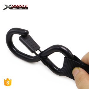 1นิ้วสีดำที่กำหนดเองวงล้อผูกลงสาย4แพ็คพร้อมตะขอ S - Product Image 6