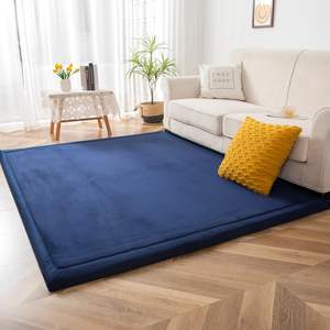 FMT <span class=keywords><strong>Tapis</strong></span> <span class=keywords><strong>de</strong></span> flanelle en microfibre <span class=keywords><strong>de</strong></span> style moderne et confortable pour enfants <span class=keywords><strong>Tapis</strong></span> rampant super doux Mousse à mémoire <span class=keywords><strong>de</strong></span> forme Tatami Muscle pour salle <span class=keywords><strong>de</strong></span> soins pour bébé - Product Image 4