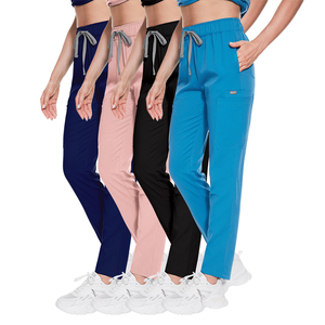 Pantalon de gommage pour femmes Pantalon de gommage Style droit Contreventement auxiliaire Vente en gros Médical Infirmière Pantalon de gommage Homme Femme Designs à la mode - Product Image 5
