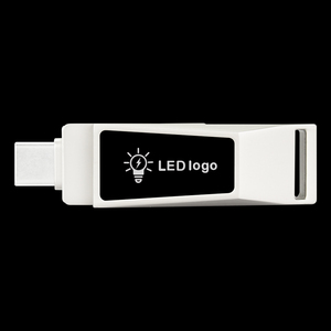 Memoria USB Personalizada 3.0 2 en 1 con LED <span class=keywords><strong>Luminus</strong></span>, Memoria USB Tipo-C al por Mayor con Logotipo LED <span class=keywords><strong>Luminus</strong></span> - Product Image 3