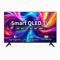 85 Zoll 4K HDR10 QLED Rahmenloser Smart TV, Ultradünner Augenschutz Android Smart Fernseher, Fabrik OEM ODM Großhandel