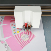 F6090 6090 Plotter de corte plano Máquina Cortador de cama plana de doble cabezal Plotter de corte plano 4x A3 CCD