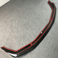 Kit de 3 pièces en fibre de carbone sèche pour séparateur de pare-chocs avant BMW M5 F90 LCI 2020-2023 – Pièces de tuning aérodynamique extérieur