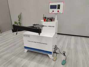 Machine à chants de bordure pour l'industrie du travail du bois, manuelle, pour chants courbes et droits, avec coupe-bordure - Product Image 3