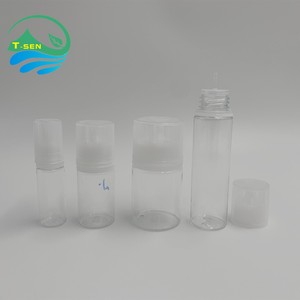 Flacon compte-gouttes à bouchon plat V3 de 10 ml, 30 ml, 60 ml, 100 ml, 1 oz, 2 oz, en plastique PET transparent, avec bouchon sécurité enfant, flacon compte-gouttes liquide à presser - Product Image 3