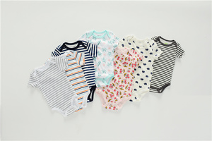 Expéditions aléatoires : Combinaisons pour bébé, bodies pour bébé en coton blanc uni certifié, vêtements pour bébé - Product Image 3