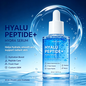 Sérum à l'acide hyaluronique 30 ml avec complexe de peptides, panthénol, soin hydratant, essence pour le visage, OEM ODM - Product Image 2