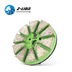 Concrete grinding wheel metal bonded floor polishing pad