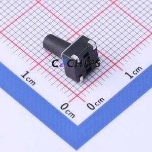 TS-1036U-A13B3-D2 Tactile Switch SMD,6x6mm Switch Single Pole Single Throw Round Button 2.5N Vertical Mount - Product Image 2