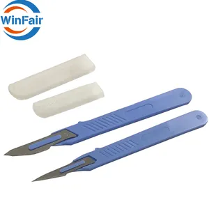 WinFair Ce ha dimostrato il n. 14 10A lama per bisturi chirurgico in plastica per lame chirurgiche 11 con supporto 3 fornitori lame chirurgiche