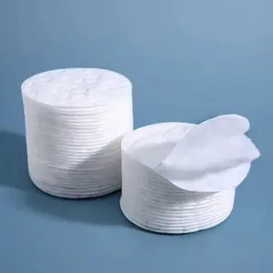 Sản Phẩm Phổ Biến Gói 80 Miếng Bông Mỹ Phẩm 2022 Cotton Dùng Cho Mặt Miếng Trang Điểm 100% Cotton Dụng Cụ Tẩy Trang Mặt