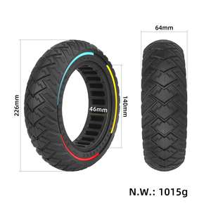 Ulip 9.5*2.5 9.5*2.3 Wing <b>Off</b>-road Solid Tire with Three Color Circle Electric Scooter 9.5-inch Flick Color Shock-absorption - Product Image 2