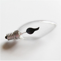 Ampoule de bougie de flamme décorative C35 Edison E14/E27 Shentai