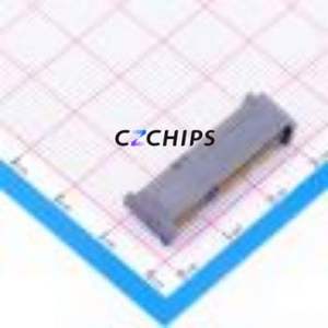 MM60-52B1-E1-R650 Gold Finger Connector SMD,P=0.8mm,Horizontal Mount Connector 0.8mm 52P Horizontal Mount Copper Alloy - Product Image 1