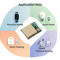 Modules personnalisés BLE 3,3 V + 2,4 G à protocole privé, module récepteur audio sans fil basse consommation, modules RF électroniques